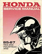 1985-1987 Honda TRX 250 Fourtrax 250 Service Manual