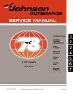 1978 Johnson Service Manual 6 HP Outboard Motor Service Repair Manual P/N JM-7804