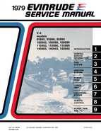 1979 V4 Evinrude Outboard Service Repair Manual for V4 Engines P/N 506764
