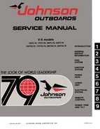 1979 V6 150-235 HP Johnson Outboards Service Repair Manual P/N JM-7910