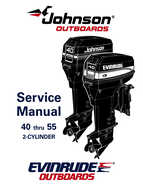 1995 Johnson/Evinrude Outboards 40 thru 55 2-Cylinder Service Repair Manual P/N 503148