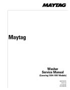 Maytag Commercial Washer LAT Series 1994-1997