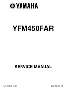 2002-2006 Yamaha YFR450FAR Service Manual - LIT-11616-16-01
