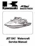 1995-1997 Kawasaki 750ZXi-900ZXi Jet Ski Repair Manual.