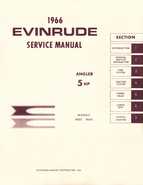 1966 Evinrude 5HP Outboards Service Repair Manual Item No. 4278
