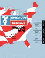 1976 Evinrude 4 HP Service Repair Manual Models P/N 506721