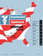 1976 Evinrude 75 HP Service Repair Manual Outboards P/N 506730
