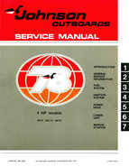 1978 Johnson 4HP outboards Service Repair Manual P/N JM-7803