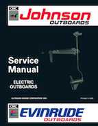 1992 Johnson Evinrude "EN" Electric Outboards Service Repair Manual, P/N 508140
