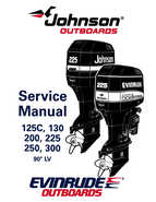 1995 Johnson/Evinrude Outboards 125-300 90 degree LV Service Repair Manual P/N 503152