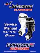 1998 Johnson Evinrude "EC" 150, 175 FFI Service Repair Manual, P/N 520211