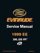 1999 "EE" Evinrude 200, 225 V6 FFI Outboards Service Repair Manual, P/N 787025