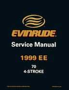 1999 "EE" Evinrude 70HP 4-Stroke Service Repair Manual, P/N 787023