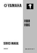 Yamaha F100B F100C Outboards Factory Service Manual
